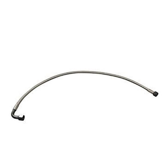 10AN 90-90 60" Length Stainless Braided Teflon Oil Line