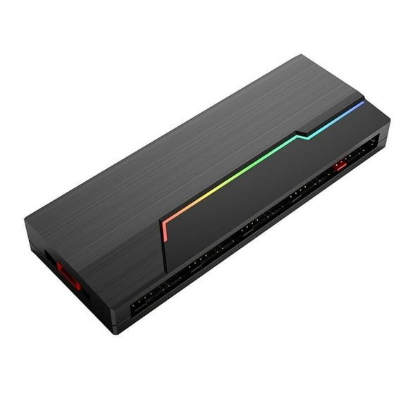 -10ARGB Controller Dual 10-Bit Wireless Controller Can Synchronize PWM Temperature Control with Shenguang Ten-Port Hub