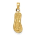 thumbnail image 1 of 10C3228 22 mm 10K Single Flip-Flop Pendant  Yellow, 1 of 1