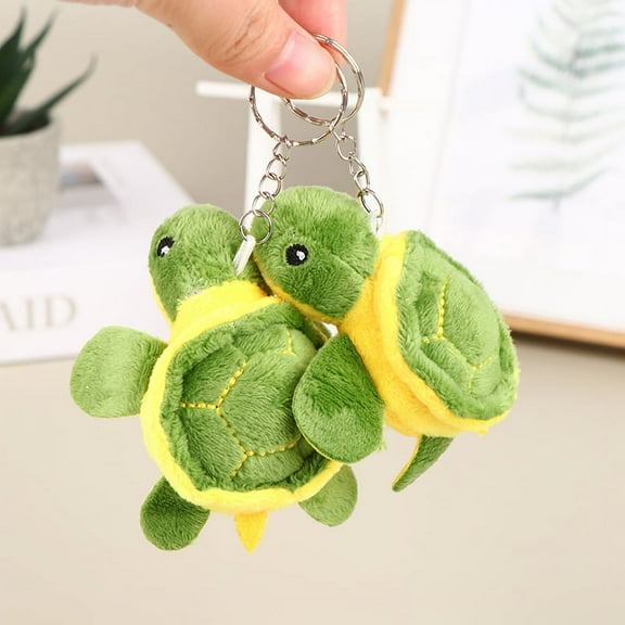 10CM Cute Turtle Stuffed Doll Soft Plush Toy Keychain Bag Decor Pendant Kid Gift