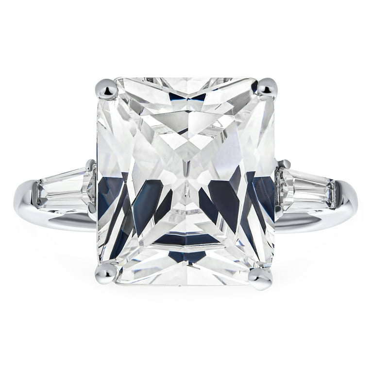 Cz shop rectangle ring