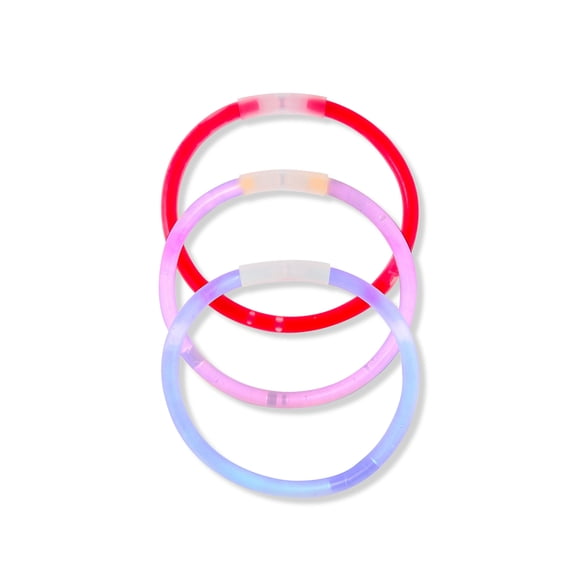 Patriotic Glow Bracelets, Multi-Color, 10 Count, by Way To Celebrate