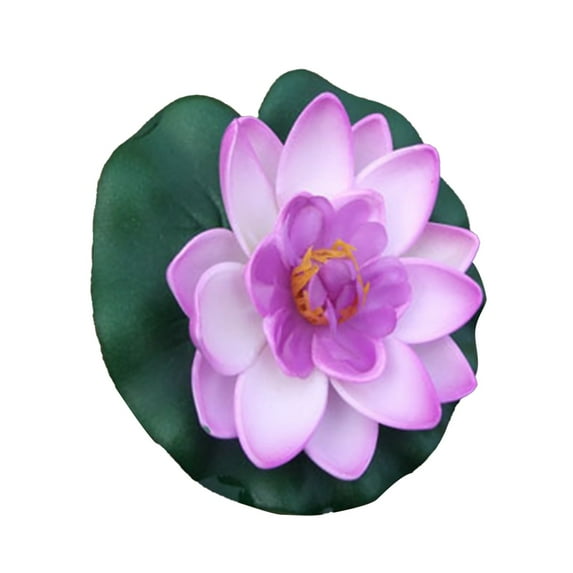 10Cm Artificial Floating Lotus Flowers – Eva Foam Pond Roses For Water Decor, Indoor And Outdoor Use