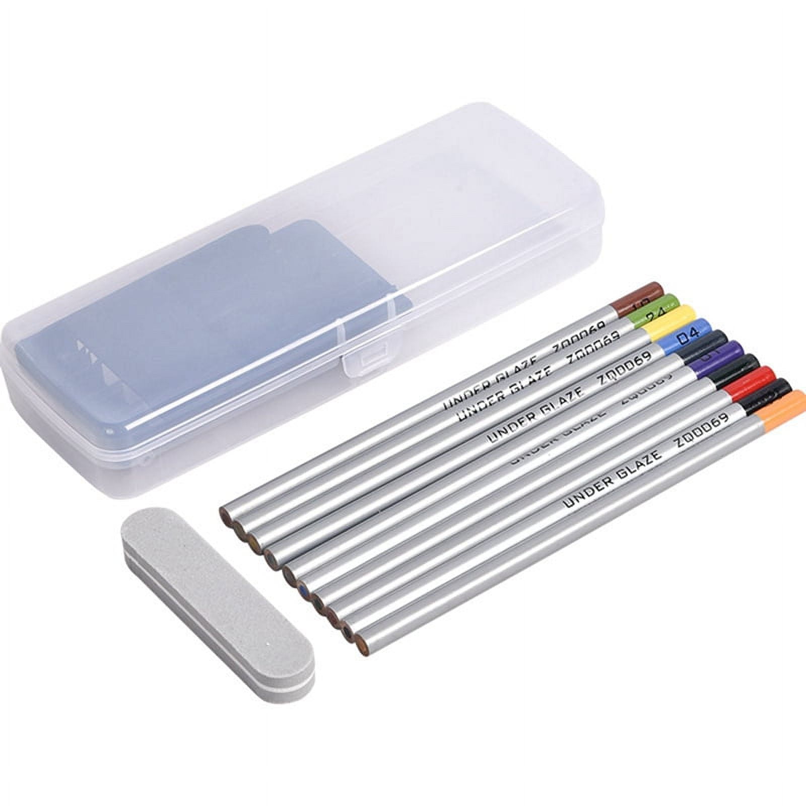 10Colors/Set Pottery Art Underglaze Color Pencil DIY Ceramic Hand Painted Glaze Chalk Pottery Painting and Coloring Tool