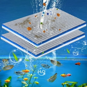 10D High Density Fish Tank Filter Foam, Mechanical Filtration Pad, Reusable Filter Sponge, Bio Safe Filtration Media, Aquarium Maintenance Filter Pad, for Aquarium Fish Tank Pond Sump