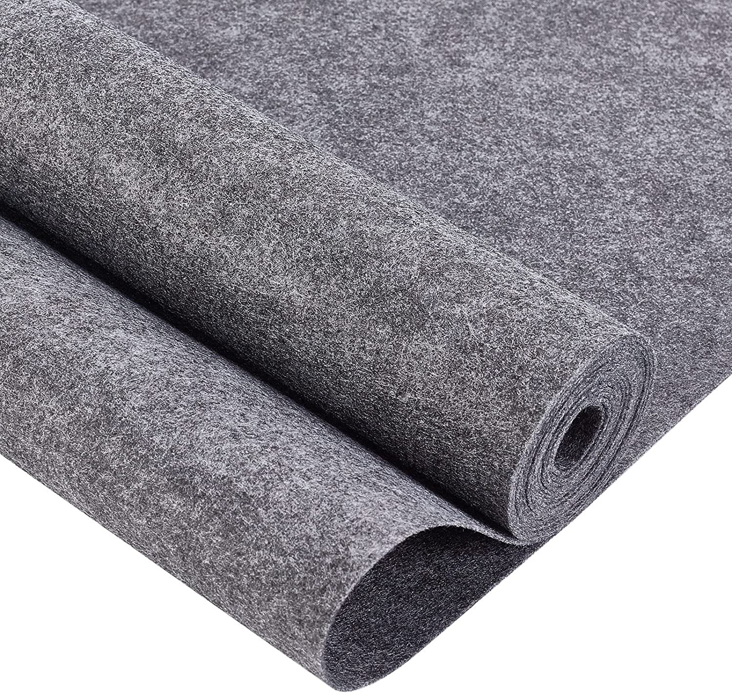 10FT 15.75 Inch Wide Dark Gray Felt Fabric Sheet Nonwoven Felt Roll Padding  Felt Fabric for Cushion DIY Craft Patchwork Sewing 0.9mm Thick