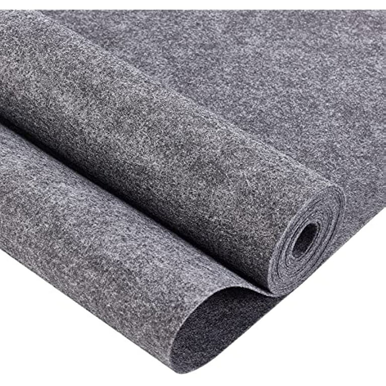 10FT 15.75 Inch Wide Dark Gray Felt Fabric Sheet Nonwoven Felt