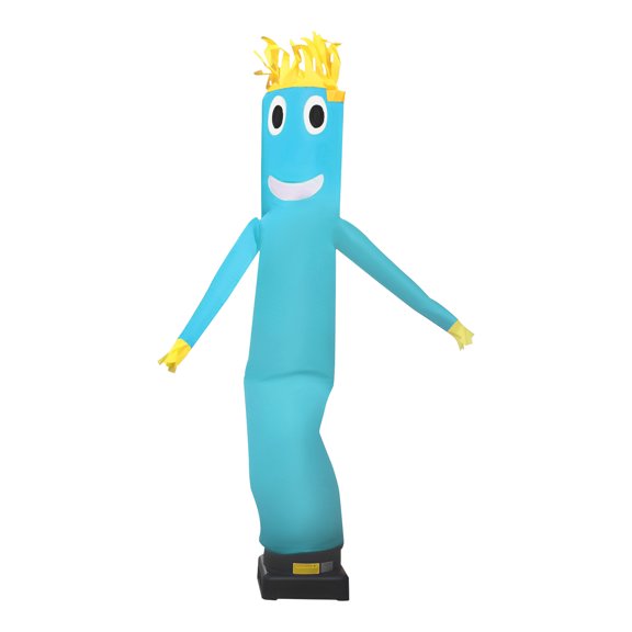 10FT/3M Advertising Inflatable Tube Men, Blue Wind Sky Wavy Dancer Advertising Air Puppet, Blow Up Waving Arm Fly Human Model for Business Store, Party(No Blower, Blue)
