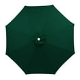 thumbnail image 1 of 10FT 6 Rib Patio Umbrella Canopy UV Resistant - Dark Green, 1 of 10