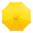 thumbnail image 1 of 10FT 6 Ribs Patio Umbrella Replacement Canopy (Canopy only), Canopy Replacement UV Protection Waterproof Outdoor Table Market Yard Umbrella Top Outdoor Umbrella Canopy - Yellow, 1 of 10