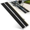 thumbnail image 1 of 10FT Aluminum Folding Wheelchair Ramp, 800 lb Capacity with Non-Slip Surface, 1 of 8