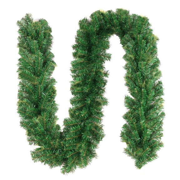 10FT Artificial Christmas Garland for Outdoor Indoor,Holiday Home Garden,Wedding Party Decoration