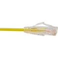 thumbnail image 1 of 10FT CAT6 YELLOW CLEARFIT SLIM SNAGLESS 28AWG PATCH CABLE, 1 of 3