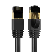 10FT Cat8 Ethernet Cable Copper Shielded RJ45 Cord for Router, PC, Gaming, Servers, PoE Security Cameras, Smart TVs, 40Gbps High-Speed Network Patch, Black, Cables Direct Online
