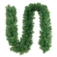 10FT Christmas Garland, NonLit Artificial Garland for Outdoor or Indoor Use, Soft Green Holiday