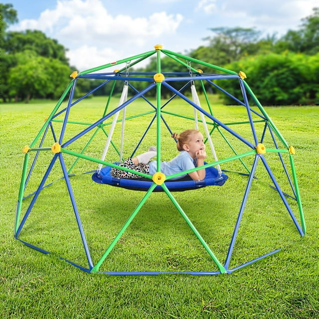 10FT Climbing Dome, Geometric Dome Climber Playground Supporting 800LBS
