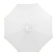 thumbnail image 1 of 10FT Covers - Market Patio Umbrella Replacement Canopy - 6 Ribs Top Canvas - UV Protective and Water Resistant Umbrella Fabric - Premium Quality Replacement Canopy Cover Only - White, 1 of 10
