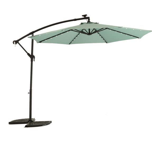 10FT Dimension - Hand-Crank Tilt - Poolside and Garden - Vibrant Long-Lasting