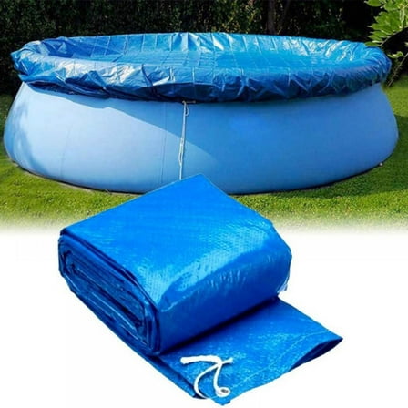 10FT Dustproof Pool Cover Protector, Solar Cover For Round Frame Pool, Pool Cover For Above Ground Round Inflatable Swimming Pool