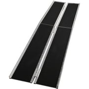 10FT Foldable Wheelchair Ramp for Home,Portable Aluminum Folding Mobility Scooter Ramps, Ramps for Steps Lightweight with Handle for Home, Steps, Stairs, Doorways, Curbs, Car