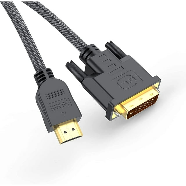 10FT HDMI to DVI Cable, Male to Male Adapter Cable for Raspberry Pi