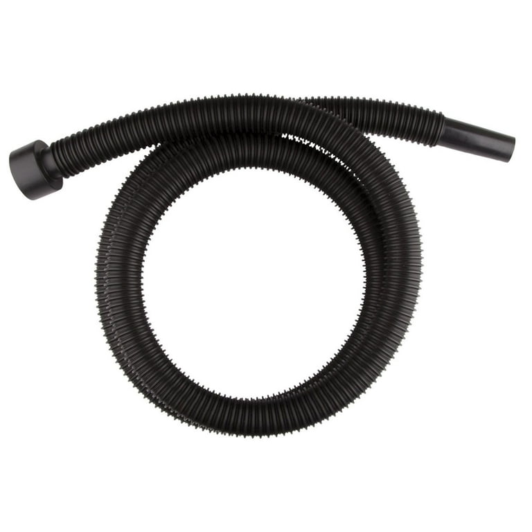 10-Foot Vacuum Hose Extension With 6 Adapters - Universal Fit For 1-1/4" Shop Vacs, Wet/Dry Vacuums
