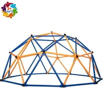 10FT Climbing Dome with Swing Set, Kids Dome Climber Jungle Gym Outdoor ...