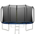 thumbnail image 1 of 10FT Kids Trampoline w/Safety Enclosure Net, Spring Pad, Ladder , Heavy Duty Steel Frame, Waterproof Jump Mat, Jump Trampoline for Indoor/Outdoor, Backyard Trampoline, Great Gifts for Kids, 1 of 7