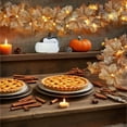 thumbnail image 1 of 10FT LED Light String Artificial Maple Leaf Rattan String Lights for Fall Thanksgiving Day Halloween Decorations (No Battery), 1 of 7