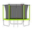 thumbnail image 1 of 10FT Outdoor Trampoline for Kids, Trampoline with Basketball Hoop,Safety Enclosure and Ladder,Outdoor Recreational Trampoline for Kids, 1 of 8