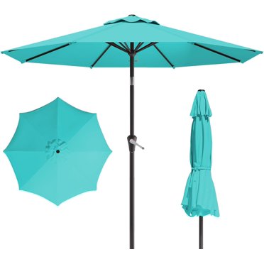 ABCCANOPY 10ft Patio Umbrella - Waterproof Outdoor Umbrella With Crank & Tilt