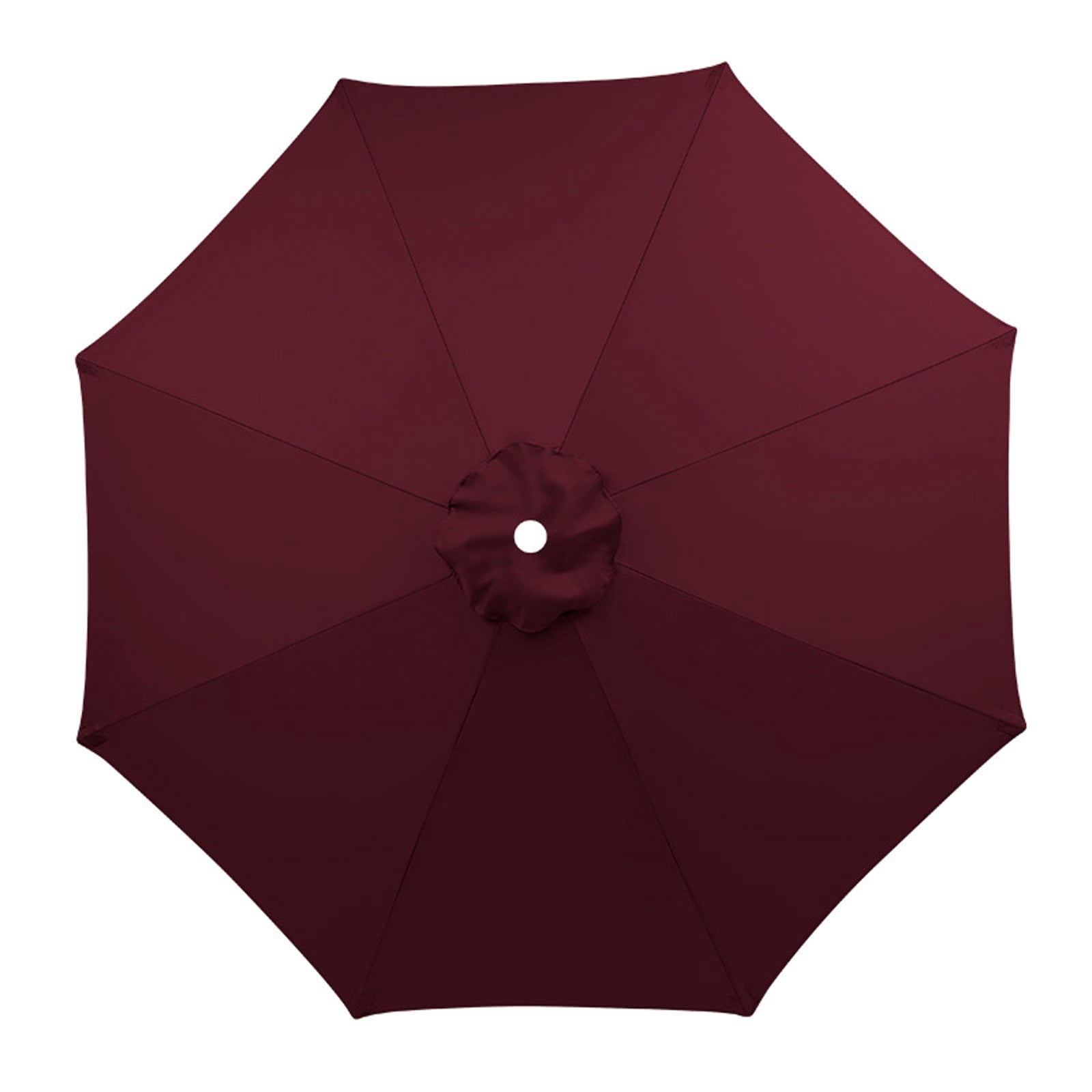 10FT Patio Umbrella Replacement Canopy for 6 Ribs, Market Yard Table ...