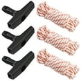 thumbnail image 1 of 10FT Pull Cord Rope Universal Lawn Mower Starter Rope with Handle, 3.5mm Diameter High Tensile Pull Cord for Engine Start(0.16in,Pink), 1 of 5