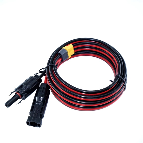 10FT Solar to XT60 Charging Cable 12AWG Double PVC Jacket 300V Rated