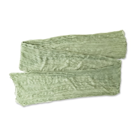 Sage Green Gauze Cheesecloth Fabric Table Runner Decoration, 10', by Way To Celebrate