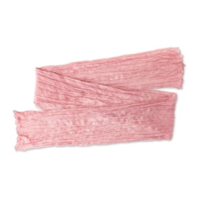 Way To Celebrate Pink Gauze Fabric Table Runner, 118.1 in x 35.4 in