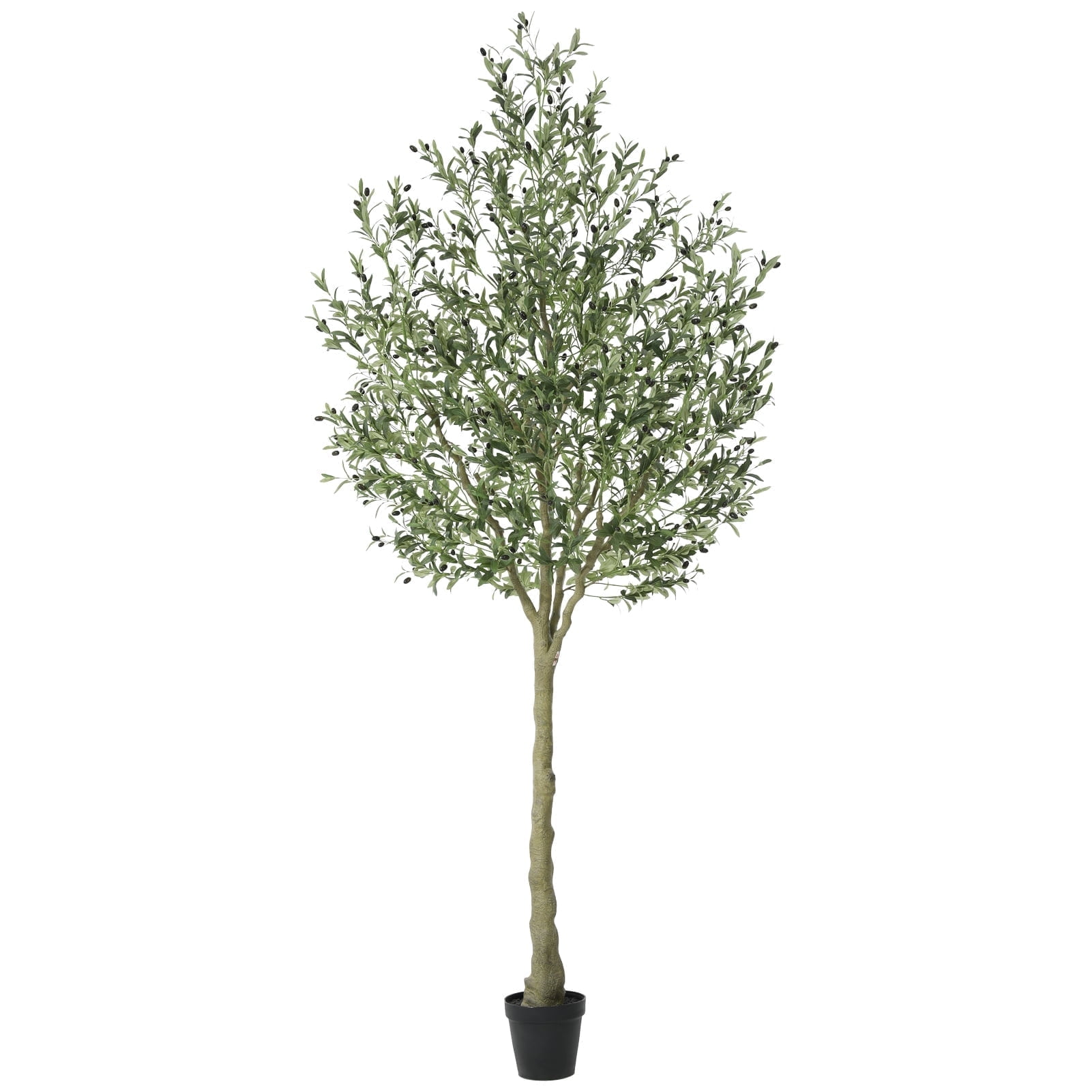 DR.Planzen Artificial Olive Tree 10FT Tall with Handmade Seagrass
