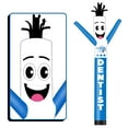 thumbnail image 1 of 10FT Tall Inflatable Tube Man Dentist Wacky Wavy Dancing Guy (12''Diameter) for Outdoor Decoration Advertising Business Promotion (Blower Not Included), 1 of 8