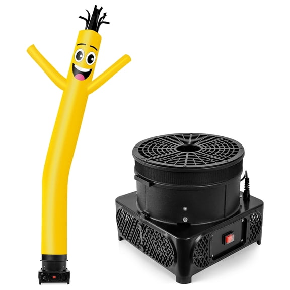 10FT Tall Inflatable Tube Man Wacky Wavy Dancing Guy with Weather-Resistant Blower (12''Diameter) for Outdoor Decoration Advertising Business Promotion