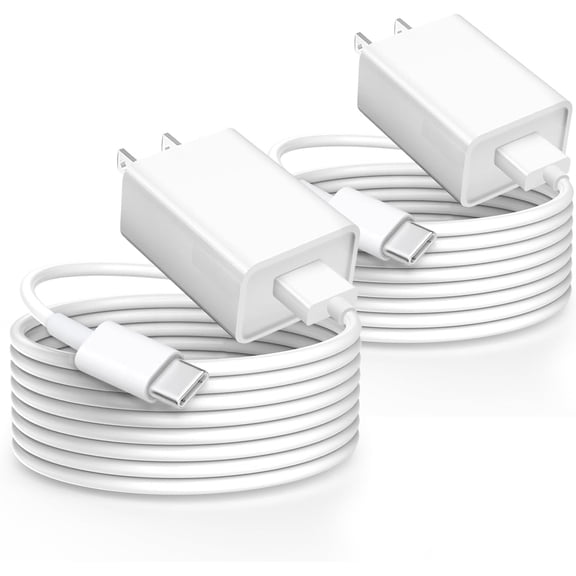 10FT USB C Security Camera Charger Cord 2 Pack White, Power Cable Fit Blink Mini 2, Mini 2K+, Outdoor 4, Outdoor 2K+, Blink Arc & Arc 2 K+ Cameras