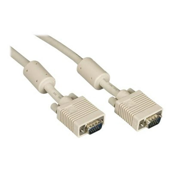 Black Box VGA Video Cable Ferrite Core M/M Beige 10ft. EVNPS060010MM