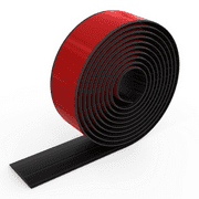 10FT Black Wood Grain Vinyl Floor Transition Strip 2 x 5CM Flooring Materials for Doorway Tile