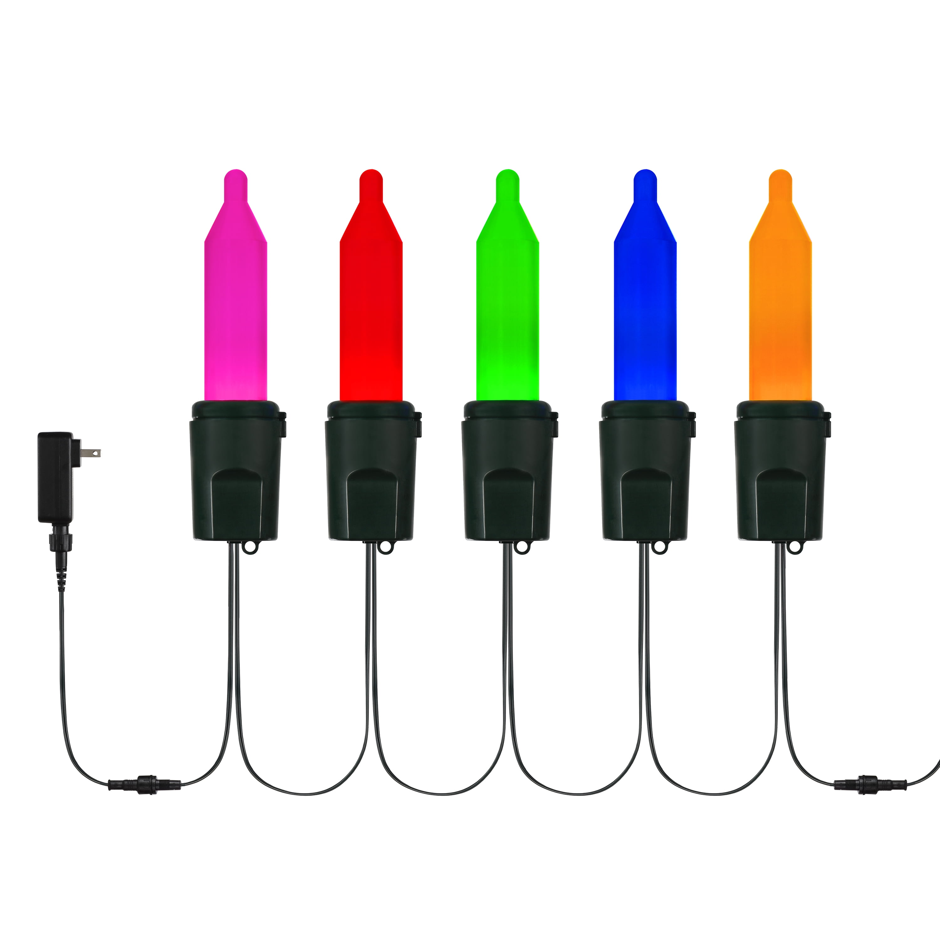 Mr. Christmas 10ft Jumbo Light Strand, Multi-colored