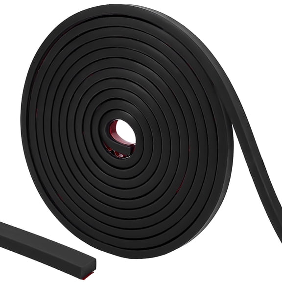 10Ft/3Mx10mm Molding Trim Peel and Stick Black Flexible Self Adhesive Waterproof Wall Mirror Corner Edge Tile Trim Ceiling Countertop for DIY