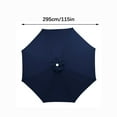 thumbnail image 1 of 10Ft 8 Ribs Patio Umbrella Replacement Canopy,Outdoor Patio Umbrella Cover Canopy,Double-Layer Offset Cantilever Hanging Patio Umbrella Market Umbrella for Outdoor Umbrella(CANOPY ONLY), 1 of 4