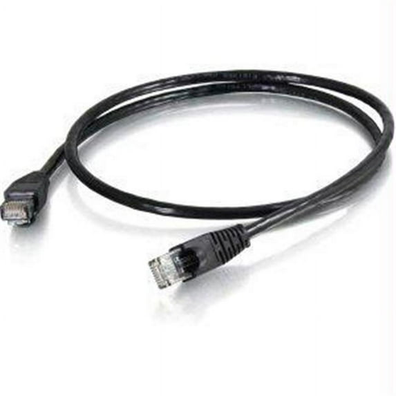10Ft Black Snagless Cat5E Cable Taa