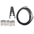 thumbnail image 1 of 10Ft Guitar Solderless Pedalboard Cable Kit Angle Audio 6.35 Plugs for Guitar Effects Pedals, 1 of 8