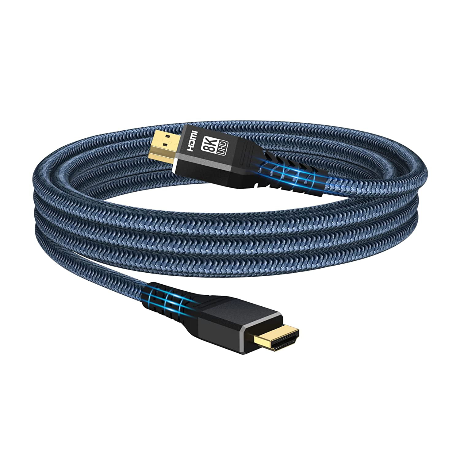 8K HDMI 2.1 Cable 10ft, iXever Certified HDMI Cable 8K@60Hz 4K@144Hz Ultra  HD High