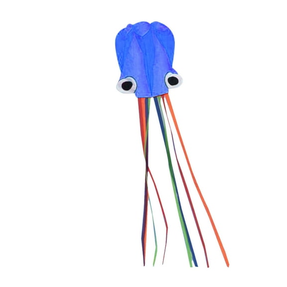 10Ft Octopus Kite, Lightweight Nylon Material Easy To Fly, Beach Park Fun Foldable Design With Vibrant Color, Large Soft Kite for Kids and Adults, Excellent Outdoor Games