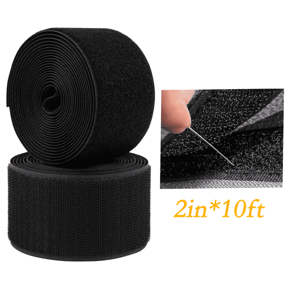 10Ft Sew on Hook and Loop Strips Easy to Sew Excellent Grip Nylon Fabric Fastener Strips for Clothing Sewing Crafts and DIY Projects